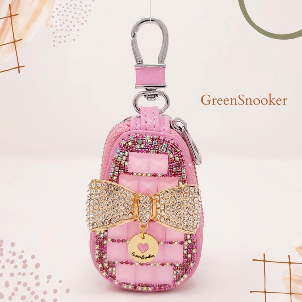 GreenSnooker Creative Women Pink Car Key Case, Keychain